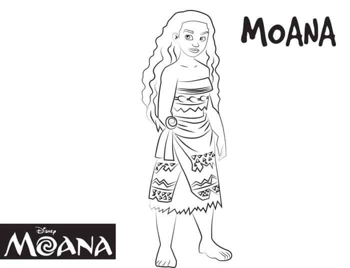 Moana Disney Coloring Pages