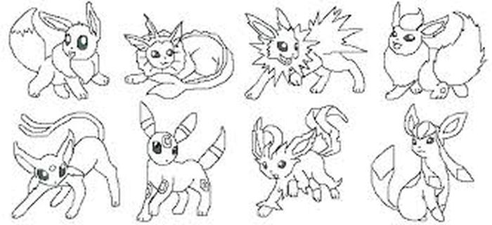 Pikachu And Friends Coloring Pages