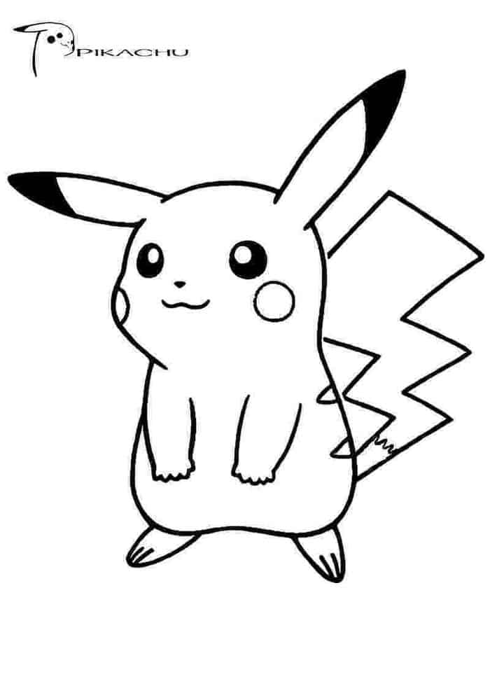 Pokemon Coloring Pages Pikachu 1