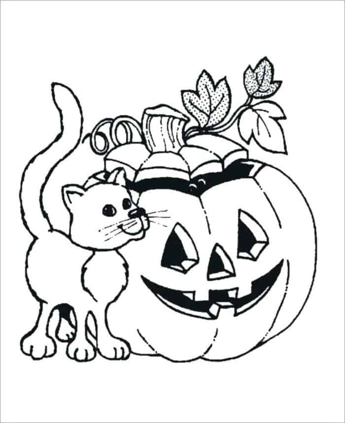 Pumpkin Coloring Pages For Kids