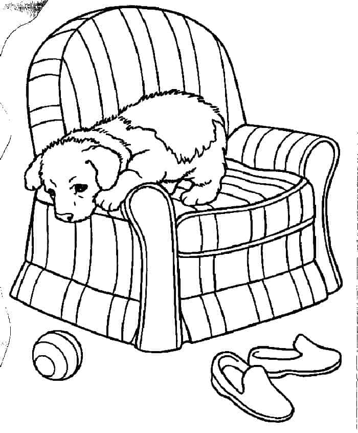 Puppy Coloring Pages Free Printable