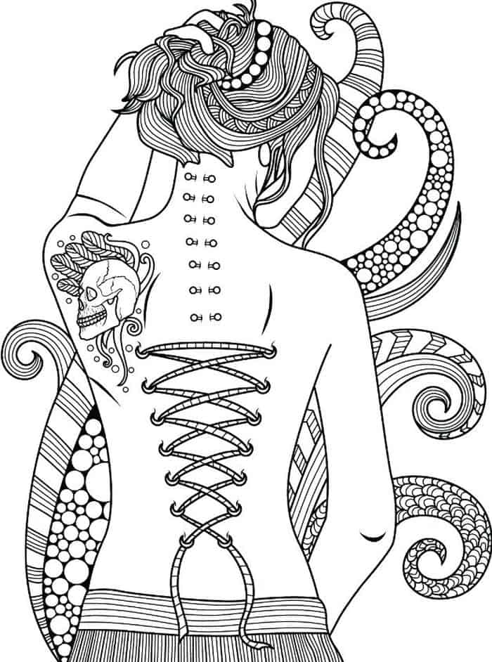 Sexy Fairy Coloring Pages