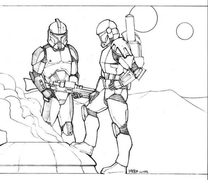 Star Wars Adult Coloring Pages 1