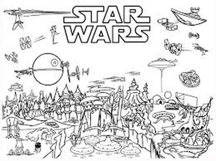 Star Wars Christmas Coloring Pages
