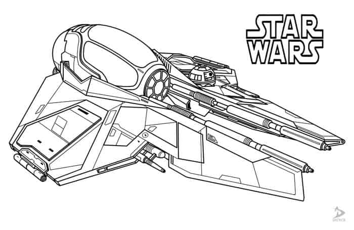 Star Wars Force Awakens Coloring Pages 1