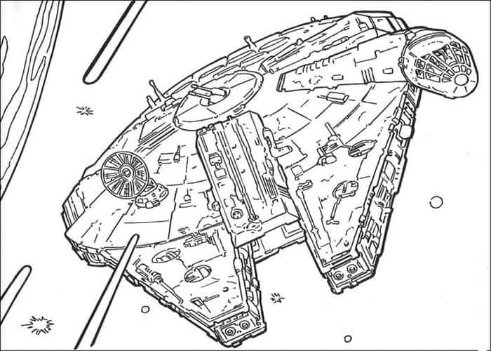 Star Wars Ship Coloring Pages 1