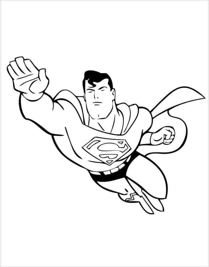 Superhero Coloring Pages Online