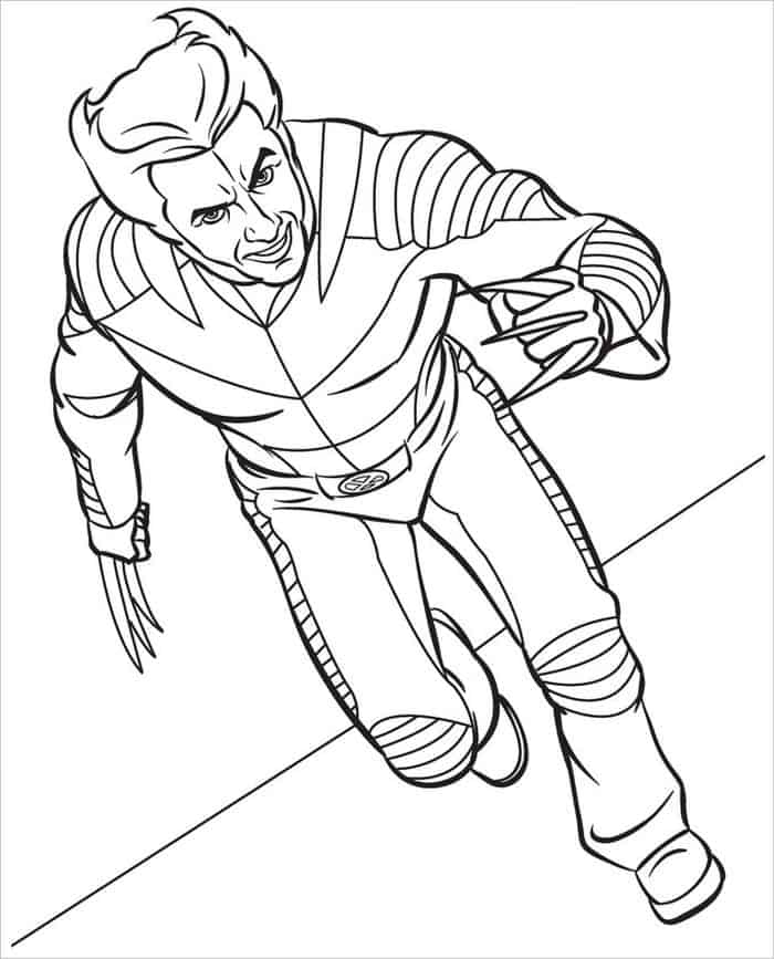 Superhero Comic Coloring Pages