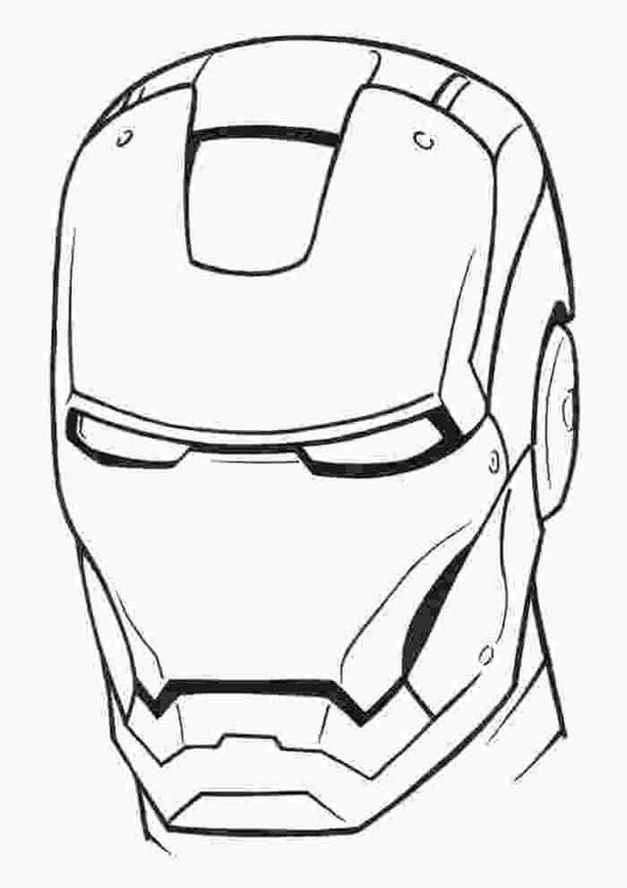 Superhero Mask Coloring Pages