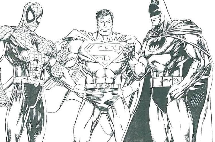 Superman Vs Batman Coloring Pages