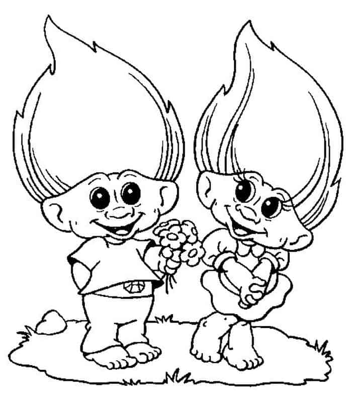 Trolls 2016 Coloring Pages