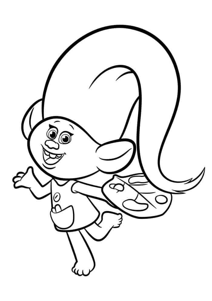 Trolls Aligater Coloring Pages