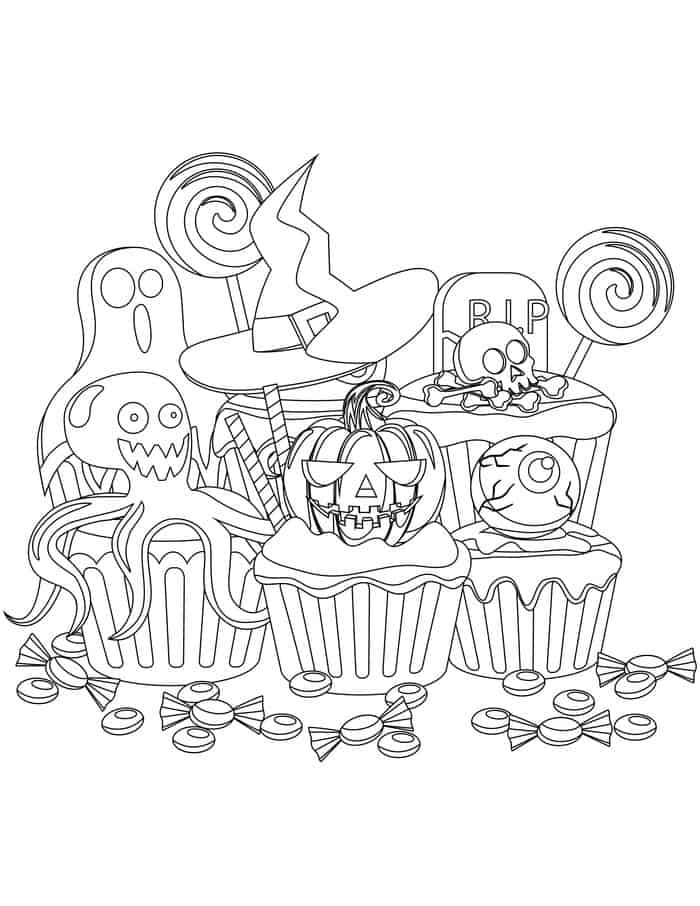 Trolls Halloween Coloring Pages