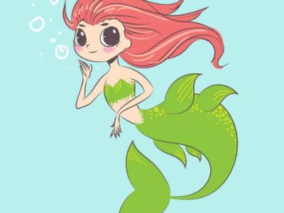 mermaid coloring pages to print for kids
