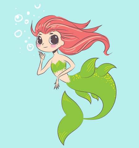 mermaid coloring pages to print for kids