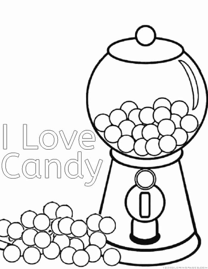 A Candy Rapper Coloring Pages