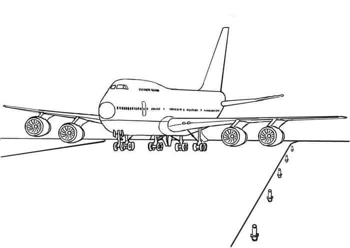 Airplane Coloring Pages Cargo Plane