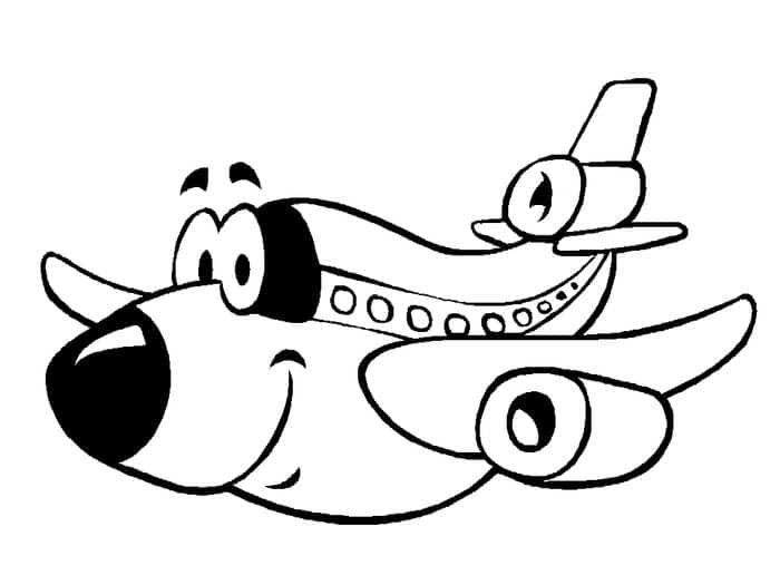 Airplane Coloring Pages For Toddlers