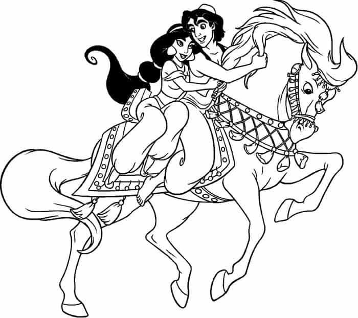 Aladdin And Titus Coloring Pages Denviart