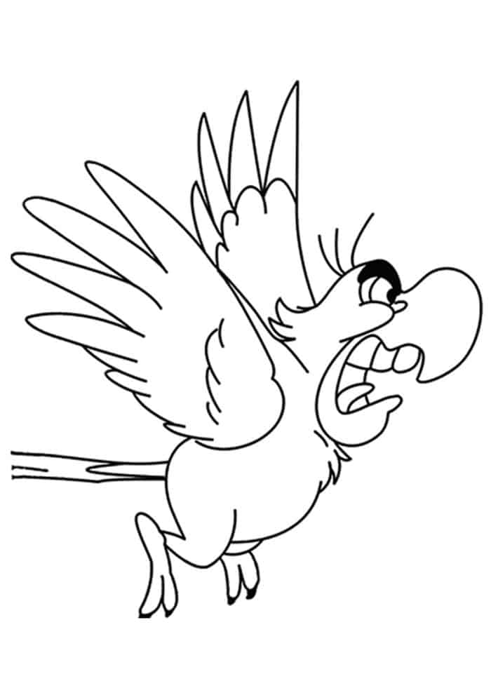 Aladdin Bird Coloring Pages