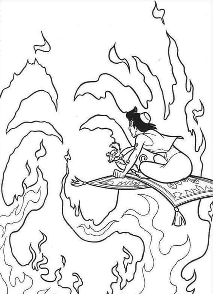 Aladdin Live Action Coloring Pages