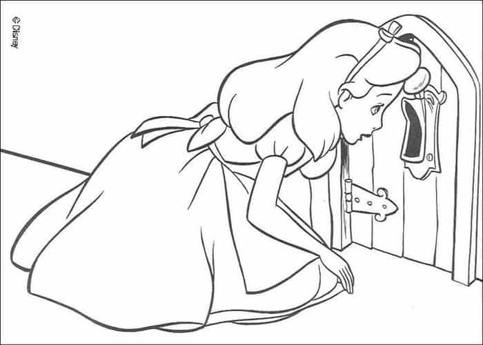 Alice In Wonderland Coloring Book Pages