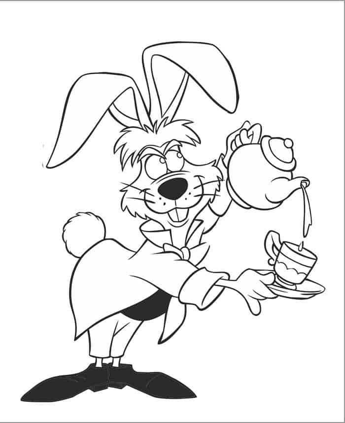 Alice In Wonderland Coloring Pages 2010