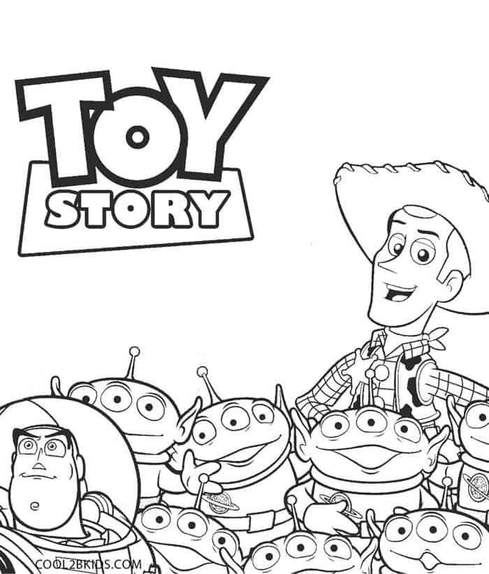 Alien Toy Story Coloring Pages 1