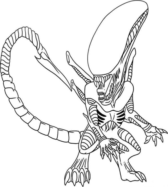 Alien Vs Predator Coloring Pages