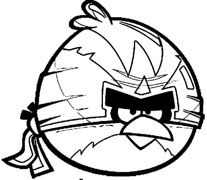 Angry Bird Transformer Coloring Pages