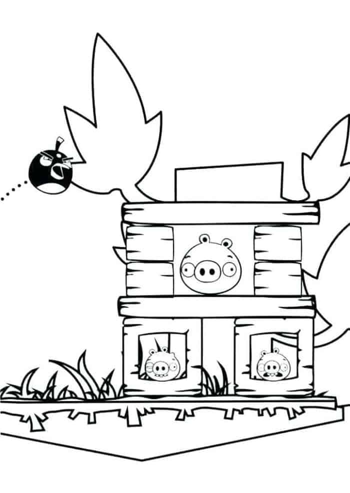 Angry Bird Transformers Coloring Pages
