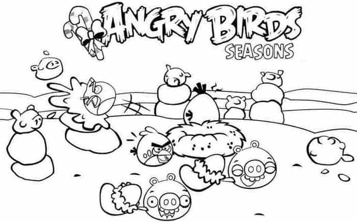 Angry Birds Transformers Red Bird Coloring Pages