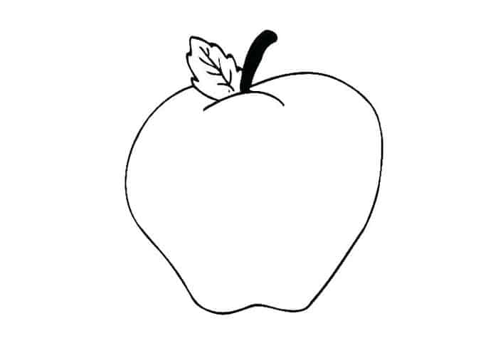 Apple Coloring Pages