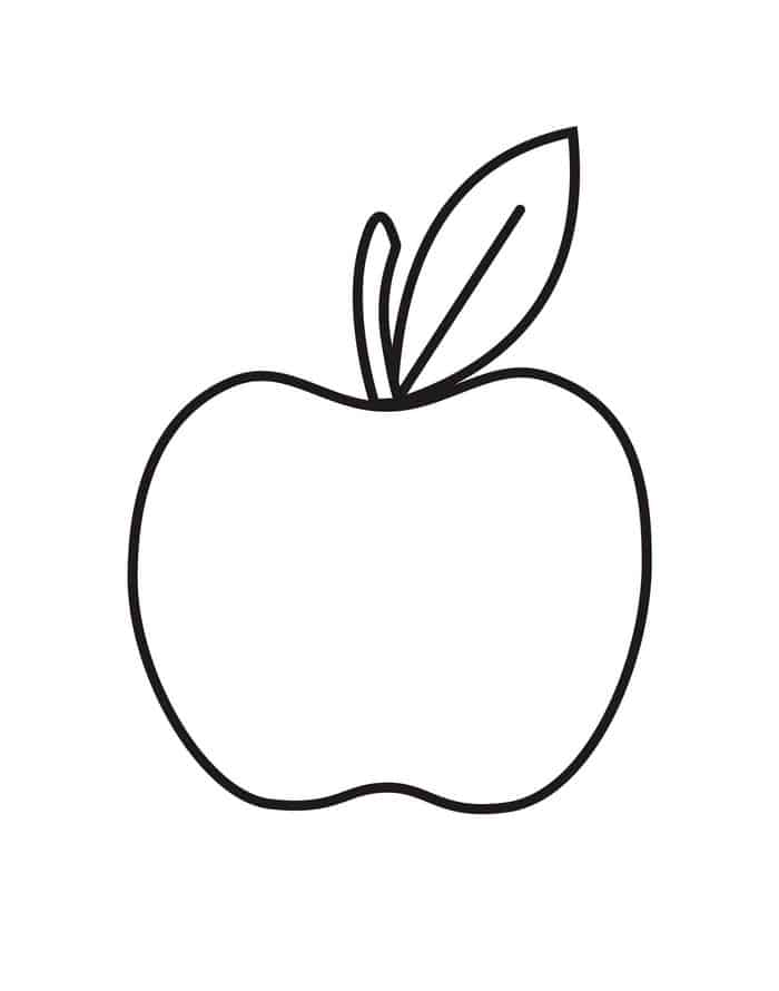 Apple Logo Coloring Pages