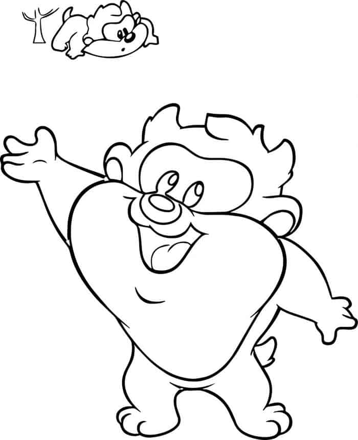 Baby Looney Tunes Taz Coloring Pages Free 1