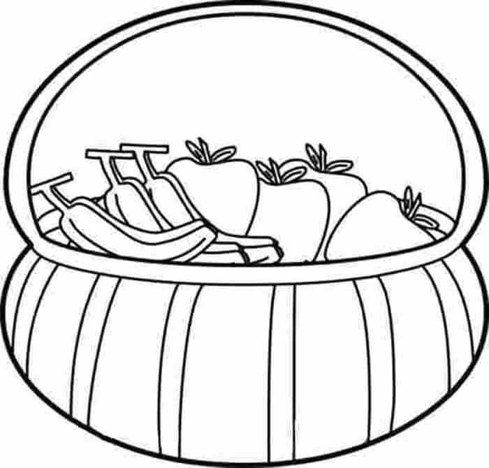 Banana Bread Coloring Pages