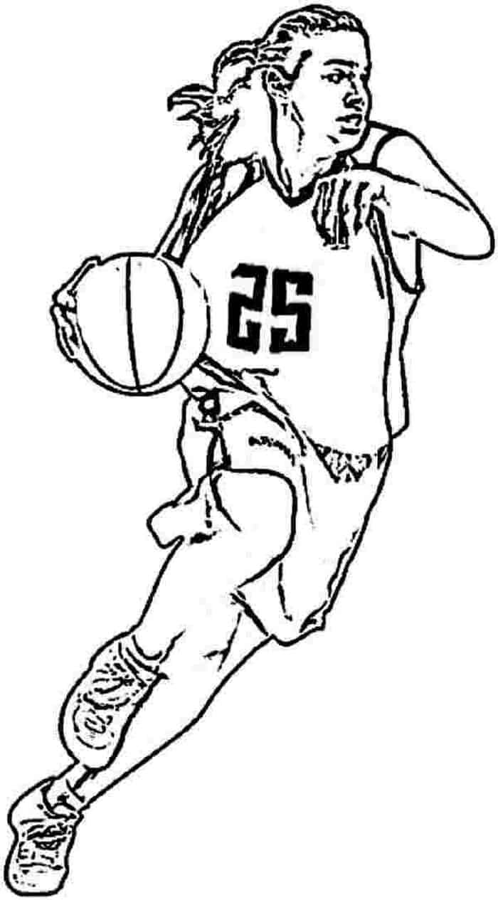 Basketball Coloring Pages Nba Players