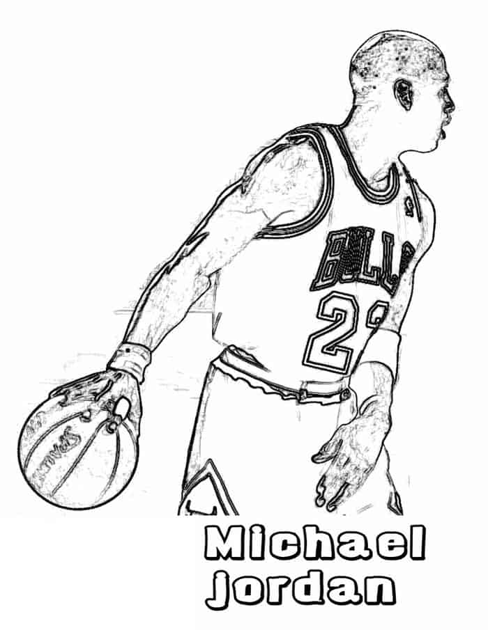 Basketball Players Coloring Pages