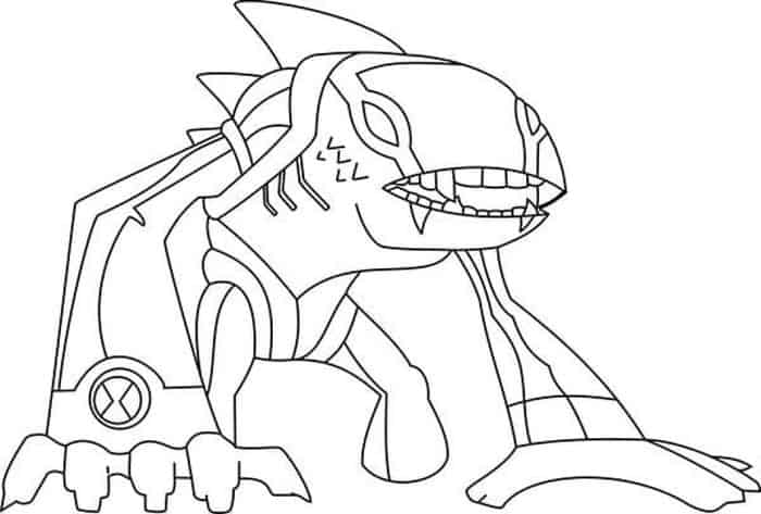 Ben 10 2018 Coloring Pages
