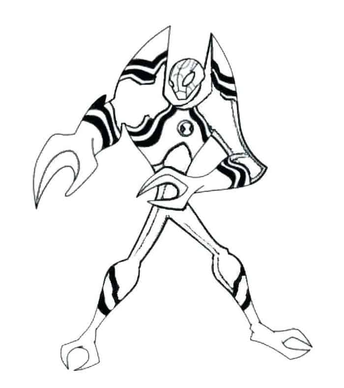 Ben 10 Coloring Pages Excelerate