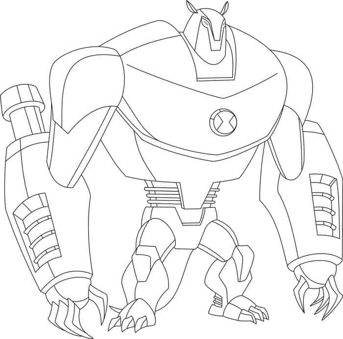 Ben 10 Omniverse Aliens Coloring Pages