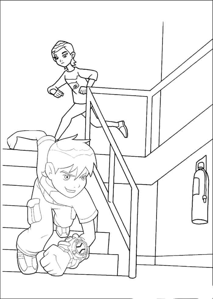 Ben 10 The Original Series Coloring Pages