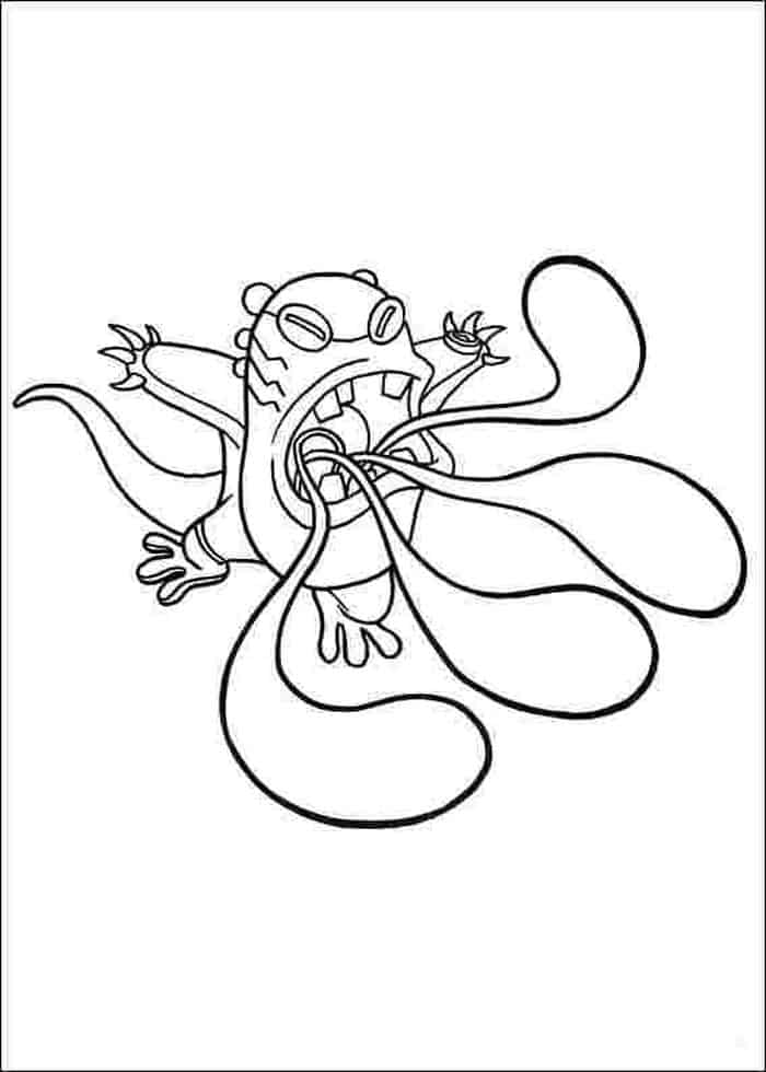 Ben 10 Upchuck Coloring Pages