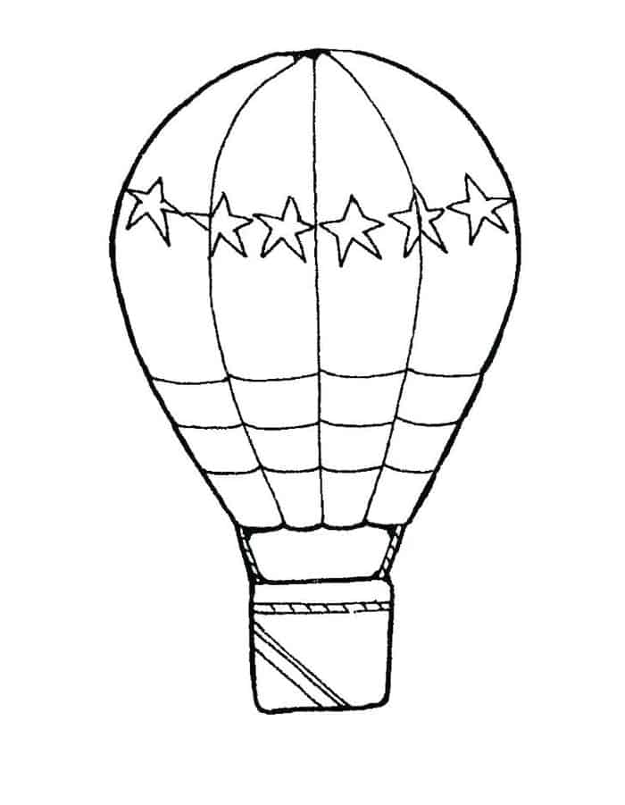 Big Balloon Coloring Pages
