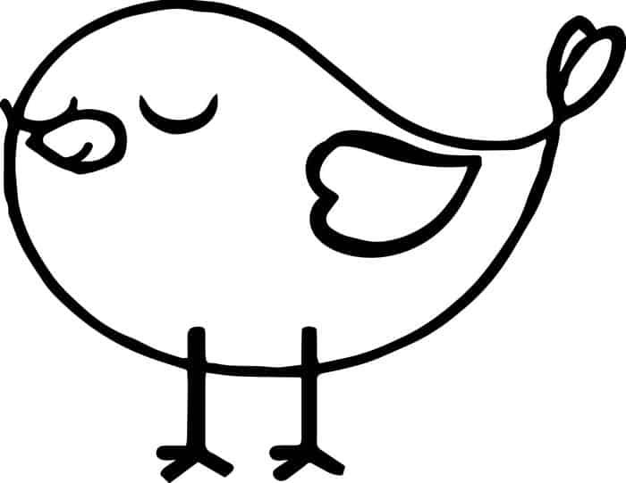 Bird Coloring Pages For Preschoolers