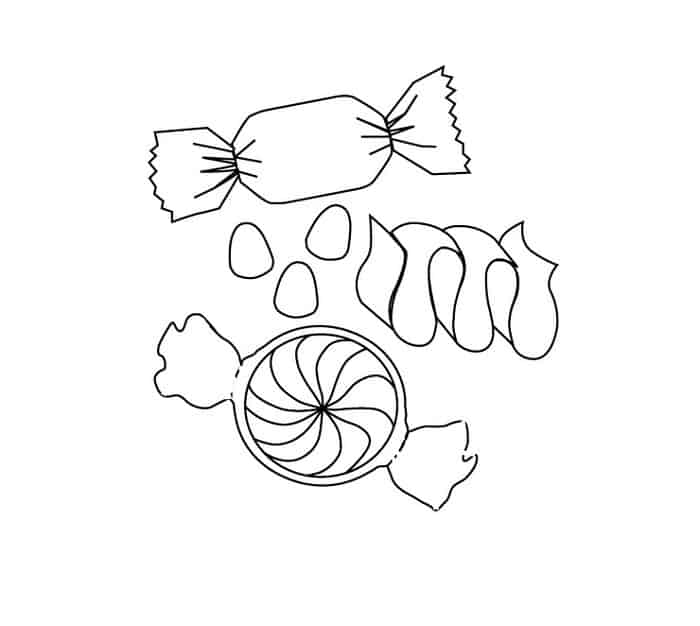Candy Coloring Pages Printable