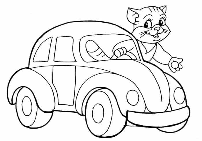 Car Coloring Pages For Kids