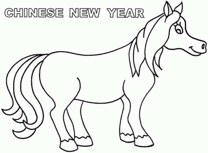 Chinese New Year Coloring Pages Kids