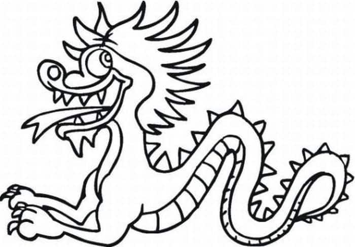 Chinese New Year Dragon Coloring Pages Year Of The Rooster