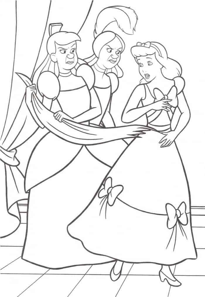 Cinderella Coloring Pages 2015